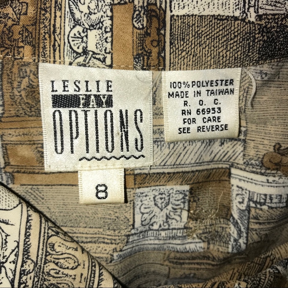 Greco Roman Print Long Tunic Shirt - Picture 5 of 10